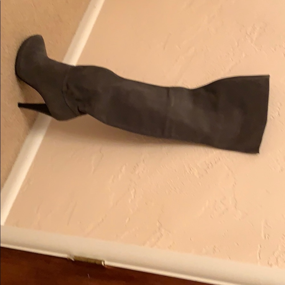Suede over the knee boots